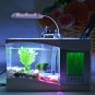 LCD Display Desktop LED Clock Lamp Light Digital Calendar Fish Tank