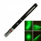 5 in 1 5mW 532nm Mid-open Kaleidoscopic Green Laser Pointer Pen (2*AAA)