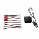 Upgraded 4 In 1 X4 Battery Charger For Hubsan X4 WLtoys UDI JXD Syma