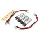 WLtoys V911 4 x 200mAh Original Batteries + 2 x Charging Cables