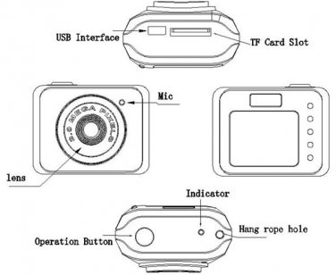 X3 Mini DV Mini DVR Camera Recorder Video Camera Mini Camcorder Sports DV/Camera