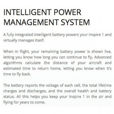 DJI INSPIRE 1 TB47 Battery 22.2V 4500mAh 6S Intelligent Flight Battery