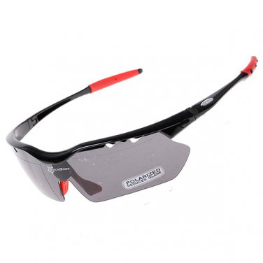 ROCKBROS UVA UVB UVC 5 Lens Polarized Sports Sunglasses Goggles