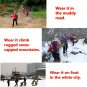 18 Teeth Antislip Ice Snow Shoe Spikes Mountaineering Hiking Crampons
