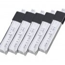 5 x New Plug WLtoys V911 Helicopter Parts 200mAh 3.7V Li-Poly Battery