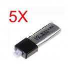 5 x New Plug Version WLtoys V911 3.7V 120mAh Li-Poly battery