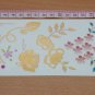 Sexy gold flower transfer tattoo for girl, fashion body art water proof floral temporary tattoo