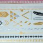 bracelet temporary tattoo ,party body art necklace design jewelry temporary silver tattoo sticker