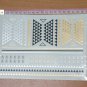 Cool western tribal style flash triangle pattern geometric metallic temporary tattoo