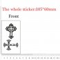 cross tattoo sticker ,bar skin art unisex cross transfer tattoo paper cool hand fake tattoos