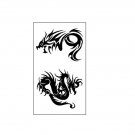 dragon pattern black tattoo sticker for men , arm tattoo art dragon tattoo for arm in party
