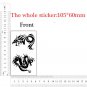 dragon pattern black tattoo sticker for men , arm tattoo art dragon tattoo for arm in party