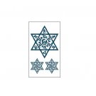 magic Hexagram tattoos art water transfer fake tattoo arm tattoos of A six-pointed star