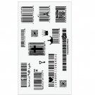 bar code transfer tattoo for party ,unique skin art code tattoo design arm tem tattoos