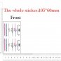 Colorful finger tattoo ring design fake tattoo art for girls , cute small tattoo sticker