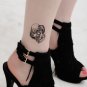 British style unique clown fake tattoo , cool night bar body art vivid transfer tattoos