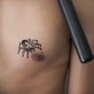 Unique tattoo design black spider fake tattoo vivid spider temporary tattoos