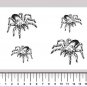 Unique tattoo design black spider fake tattoo vivid spider temporary tattoos