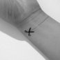 4 pcs in a set scissor temp tattoos unique body art hand tattoo