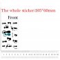 Kawaii and sexy cat tattoo art stickers ,girls tiny size cute animal fake tattoo for hand or arm