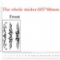 Black totem tattoo stickers on hand ,men arm art temporary tattoos