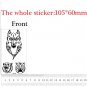 Cool men&acirc;��s tattoo art wolf design animal transfer tattoos Carnival party tattoo for men