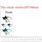 cartoon cat temporary tattoo sticker , unique body art kitty black tattoo animal pattern design