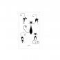 sexy black cat temporary tattoos in bulk, girls chest tiny animal transfer tattoo