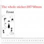 sexy black cat temporary tattoos in bulk, girls chest tiny animal transfer tattoo