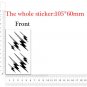 cool black lightning tattoo sticker ,men&acirc;��s wild flash totem water proof temp tattoo