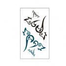heart pattern fake tattoo paper night bar art flying heart transfer tattoos for girls