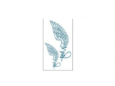 Art wing quote temporary tattoo for 90s girls wing tattoo art skin art for wedding party