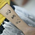cartoon snoop fake tattoos for children , waterproof design kawaii 00s children cartoon tattoo