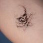 realistic punk style skull tattoo ,cool punk art sweat proof skeleton transfer tattoos