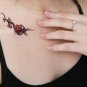 seahorse diamond pattern totem fake tattoo art, cool street body art shoulder temporary tattoos