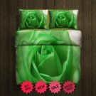 Green Rose Fleece Blanket Large & 2 Pillow Cases #86052669 ,86052671 (2)