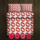 Lips Fleece Blanket Large & 2 Pillow Cases #84643863,84643864(2)