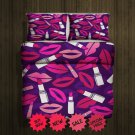 Valentine lips Blanket Large & 2 Pillow Cases #96488608,96488611(2)