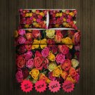 Colorful Roses Blanket Large & 2 Pillow Cases #96488633,96488635(2)