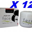 12 KOJIE SAN FACE LIGHTENING CREAM 30G X 12