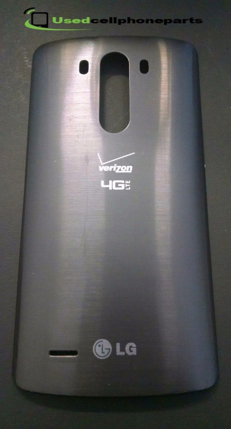 Verizon Original OEM LG G3 VS985 Battery Back Cover Door Grey
