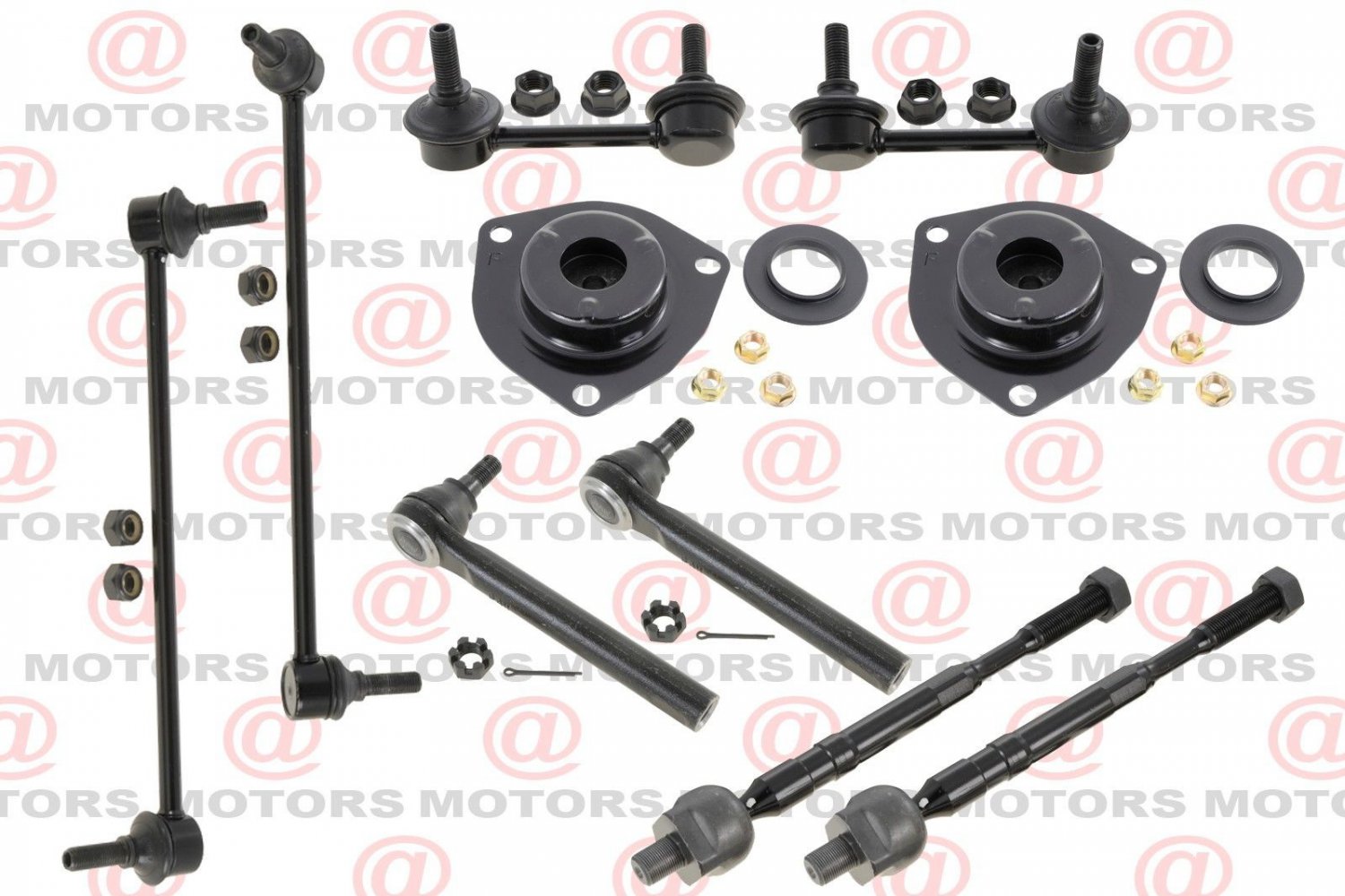 Front Rear Lh & Rh Stabilizer Bar Link Tie Rod Strut Mount Assy For