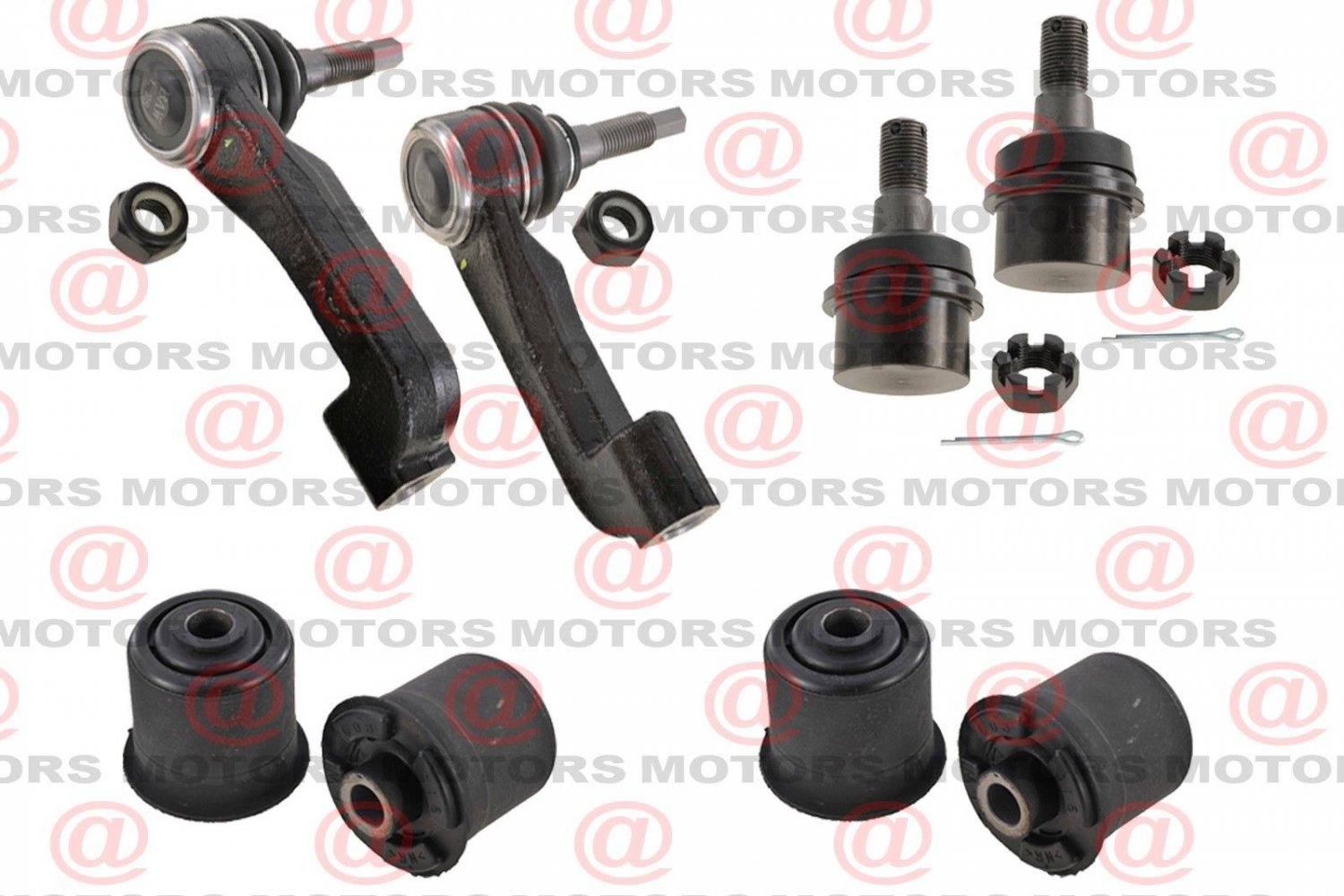 Front Outer Tie Rod End Lower Ball Joints Bushing Kit For Dodge Nitro
