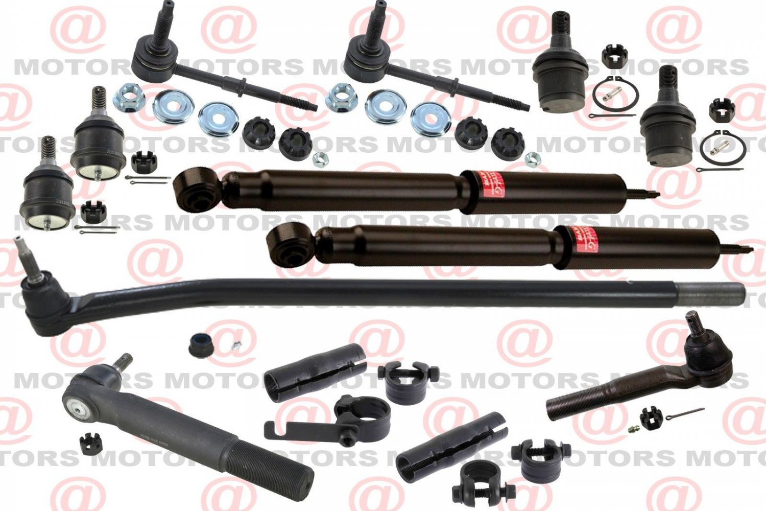 For Dodge Ram 2500 4WD 06 Ball Joints Shock Absorber Tie Rods Adjusting