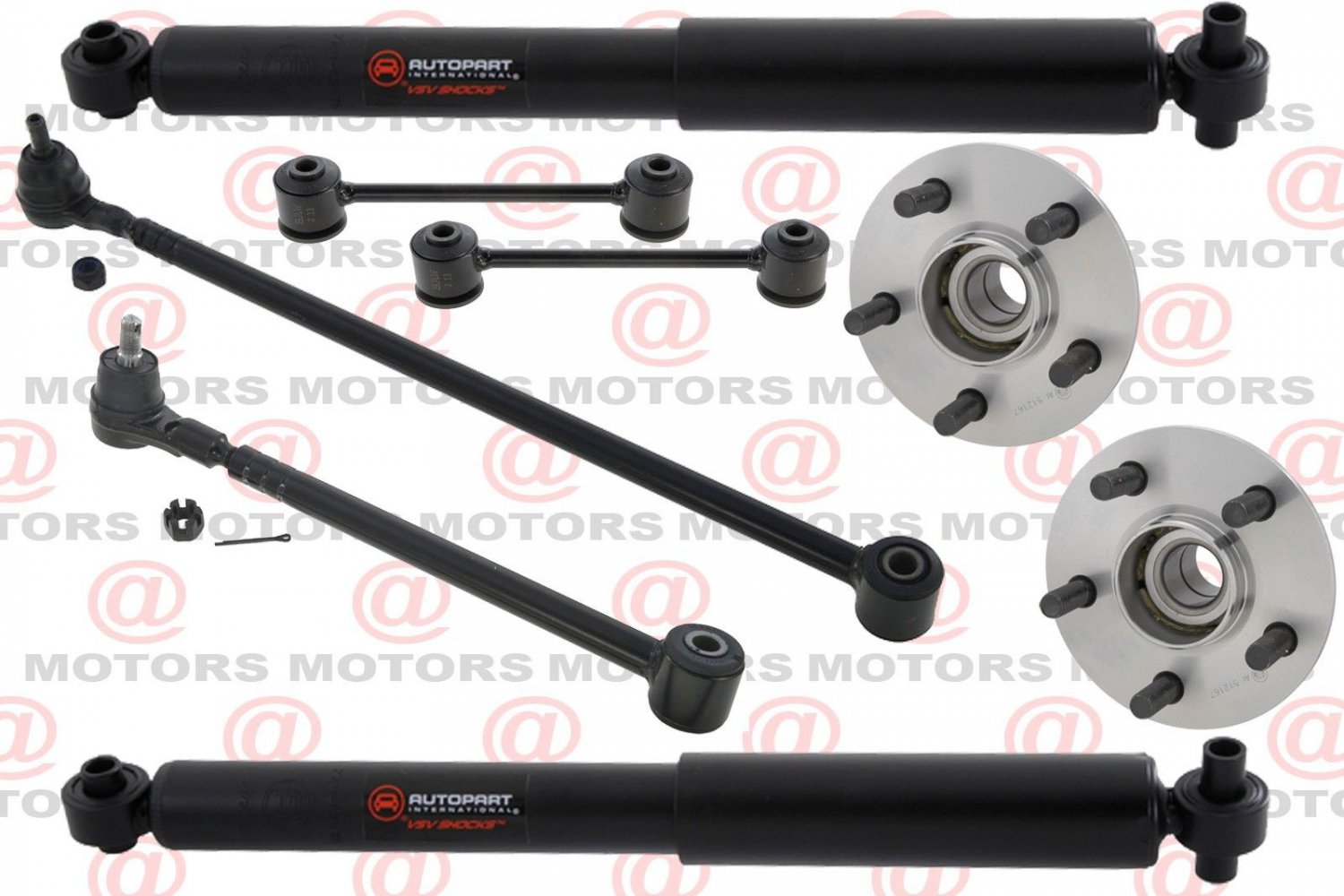 For 20012010 Pt Cruiser Rear Shocks Stabilizer Bar Link Lateral Arms