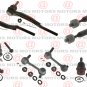 For Trailblazer 04-07Front Upper Lower Ball Joints Tie Rods Sway Bar Link