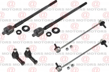 For Mitsubishi Eclipse 06-12 Front Outer Inner Tie Rods Stabilizer Bar 6 Pcs
