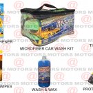 Car Care Kit Wash & Wax Microfiber Portable Tire Shine Wipes Air Freshener Free