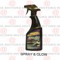 Microfiber Cleaning Tire Shine Spray & Glow Leather 25 Wipes Protectant 16oZ Kit