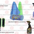 Spray & Glow Tire Shine Majic Protectant 16 oZ Microfiber Cleaning & Car Duster